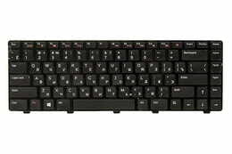 Клавіатура PowerPlant для ноутбука Dell Inspiron N4110 чорний, чорний фрейм (KB310302)