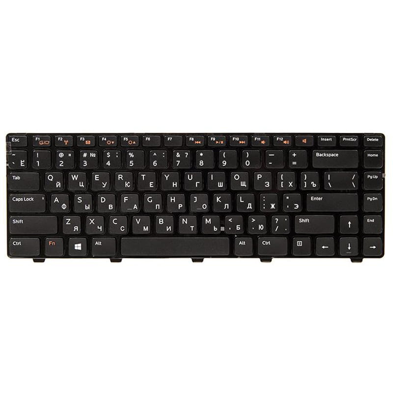 Клавиатура PowerPlant для ноутбука Dell Inspiron N4110 черный, черный фрейм (KB310302)