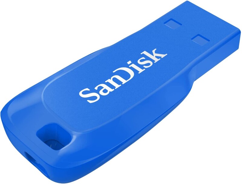 Флеш-накопитель USB 32GB SanDisk Cruzer Blade Blue (SDCZ50C-032G-B35BE)