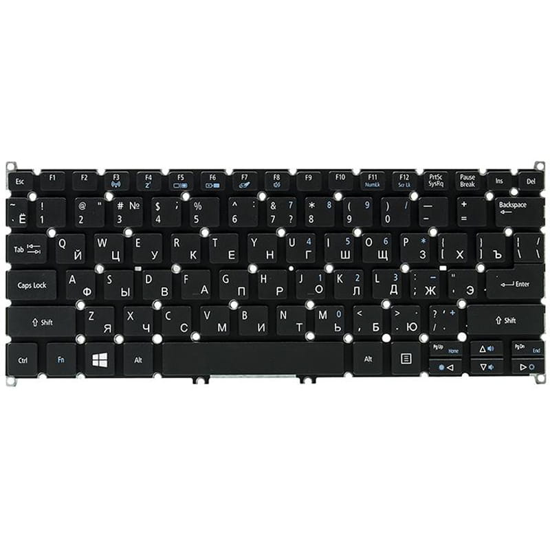 Клавіатура PowerPlant для ноутбука Acer Aspire E3-111, V5-122 черный, без фрейма (KB311248)