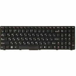 Клавиатура PowerPlant для ноутбука IBM/Lenovo B570, B590, V570 черный, черный фрейм (KB311538)