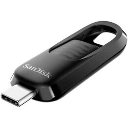 Флеш-накопитель USB Type-C 64GB SanDisk Ultra Slider Black (SDCZ480-064G-G46)