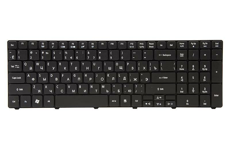 Клавиатура PowerPlant для ноутбука Acer Aspire 5236, eMahines E440 черный, черный фрейм (KB311651)