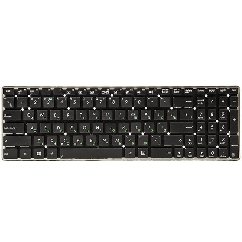 Клавиатура PowerPlant для ноутбука Asus K55, K75A, K75VD чорний, без фрейма (KB311293)