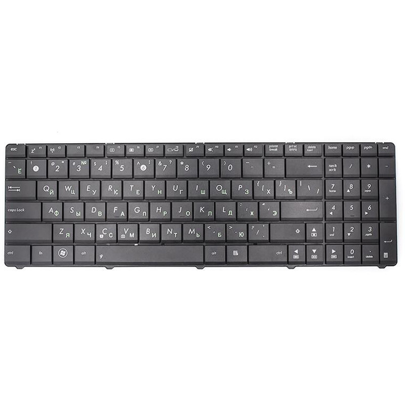 Клавіатура PowerPlant для ноутбука Asus A53U, K53U чорний, без фрейма (KB312504)