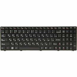 Клавиатура PowerPlant для ноутбука IBM/Lenovo G580, N580 черный, черный фрейм (KB311071)