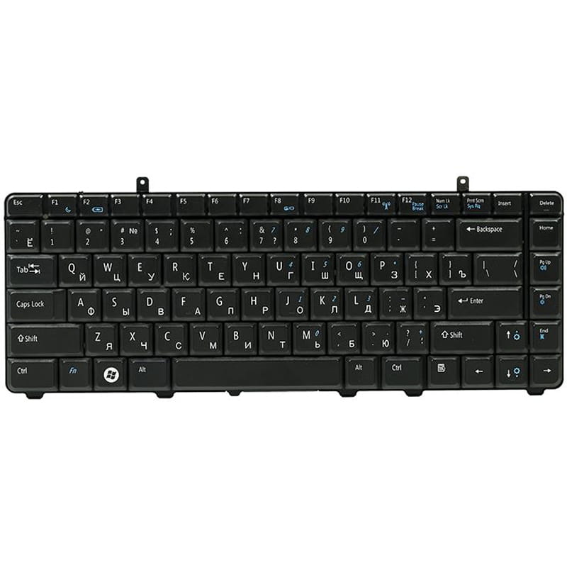 Клавіатура PowerPlant для ноутбука Dell Vostro A840 чорний, чорний фрейм (KB311859)
