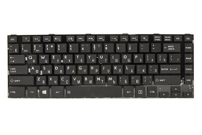 Клавиатура PowerPlant для ноутбука Toshiba Satellite C800 черный, черный фрейм (KB311941)