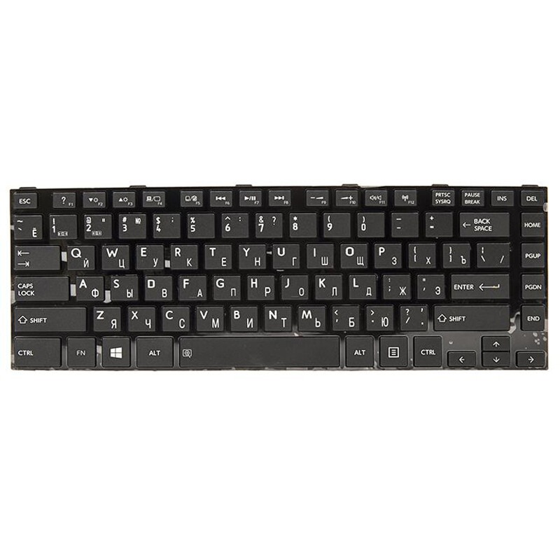 Клавиатура PowerPlant для ноутбука Toshiba Satellite C800 черный, черный фрейм (KB311941)