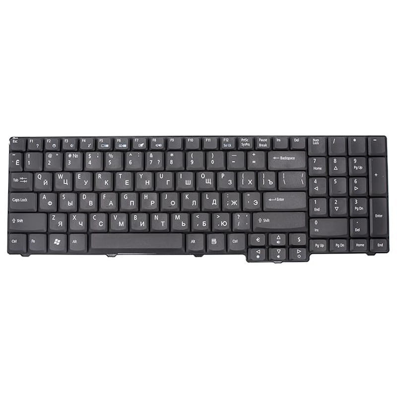 Клавіатура PowerPlant для ноутбука Acer Aspire 6530, eMachines E528 чорний, без фрейма (KB312634)