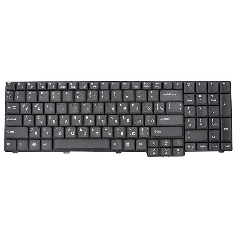 Клавиатура PowerPlant для ноутбука Acer Aspire 6530, eMachines E528 черный, без фрейма (KB312634)