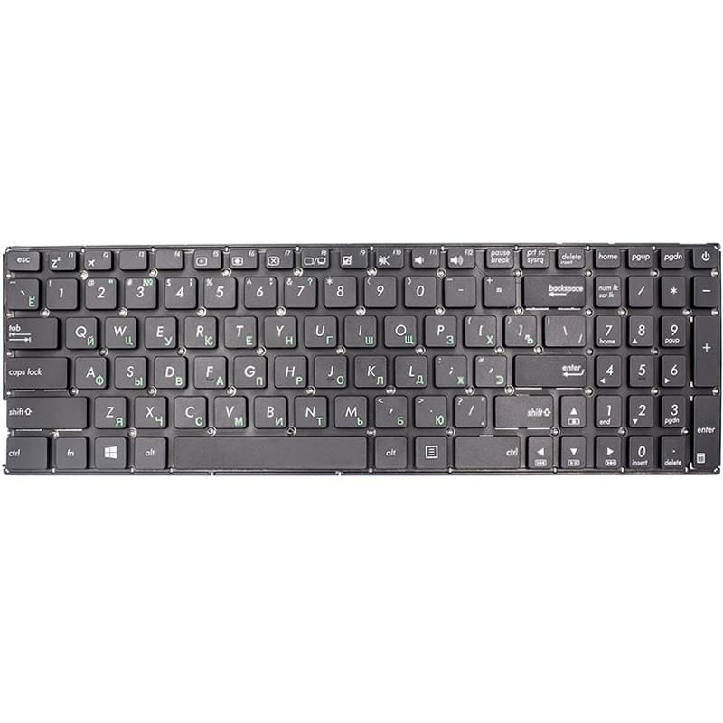 Клавиатура PowerPlant для ноутбука Asus X540 series черный, без фрейма (KB312658)