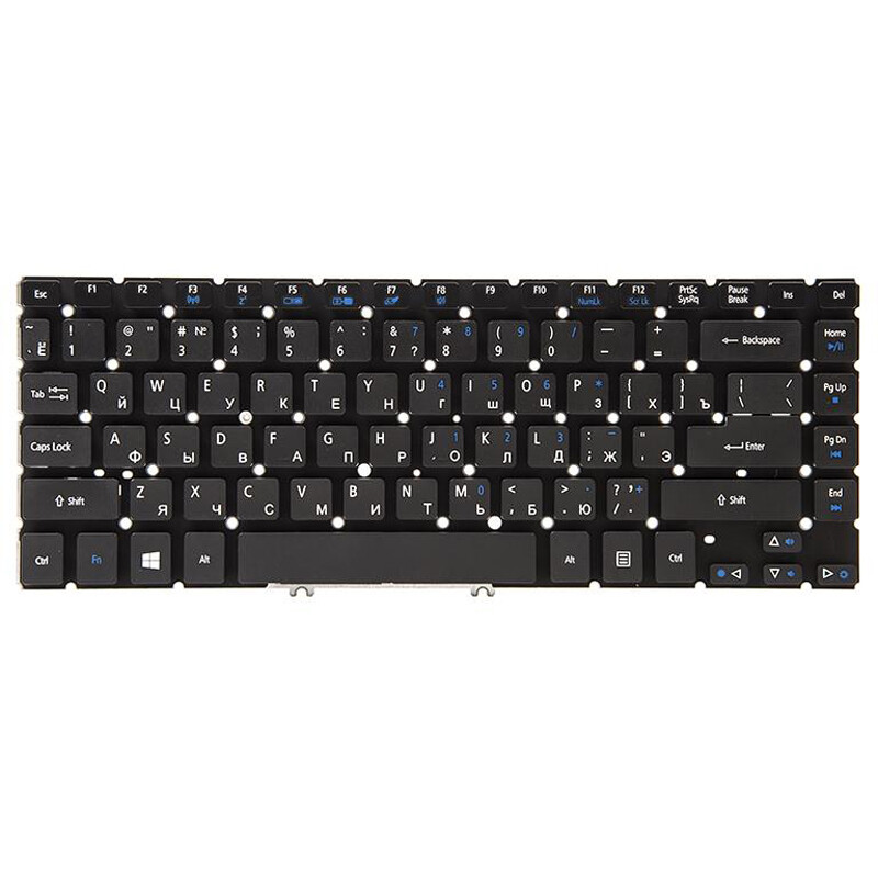 Клавіатура PowerPlant для ноутбука Acer Aspire V5-471 чорний, без фрейма (KB311804)
