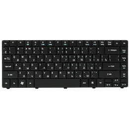 Клавіатура PowerPlant для ноутбука Acer Aspire 3810 чорний, чорний фрейм (KB311811)