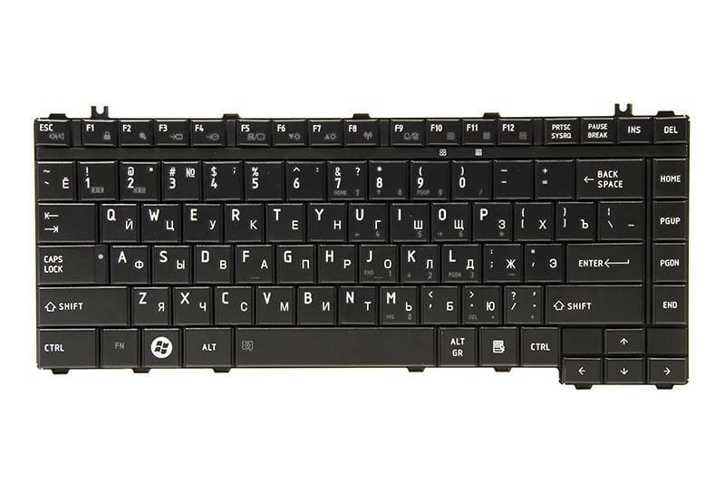 Клавиатура PowerPlant для ноутбука Toshiba Satellite A200, A300 черный, черный фрейм (KB310296)