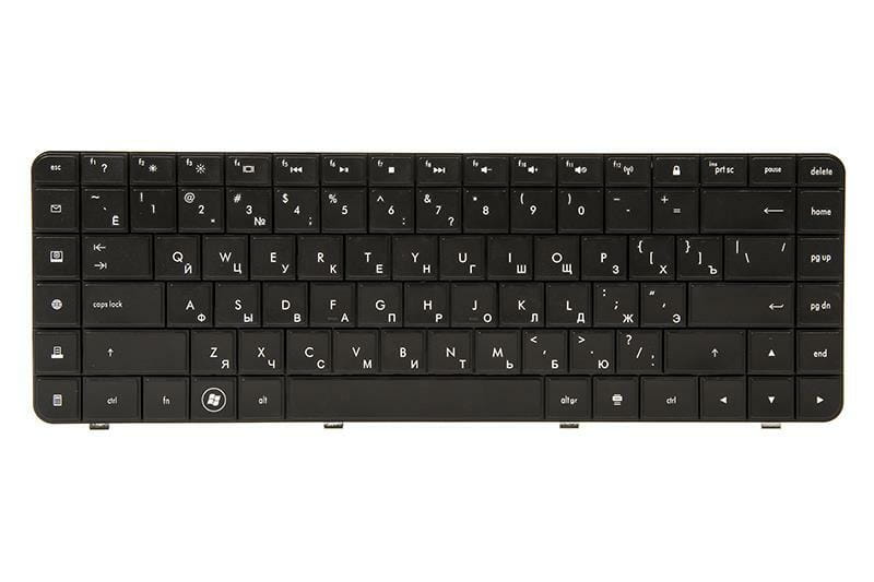 Клавиатура PowerPlant для ноутбука HP Presario CQ56, CQ62, G56 черный, черный фрейм (KB310920)
