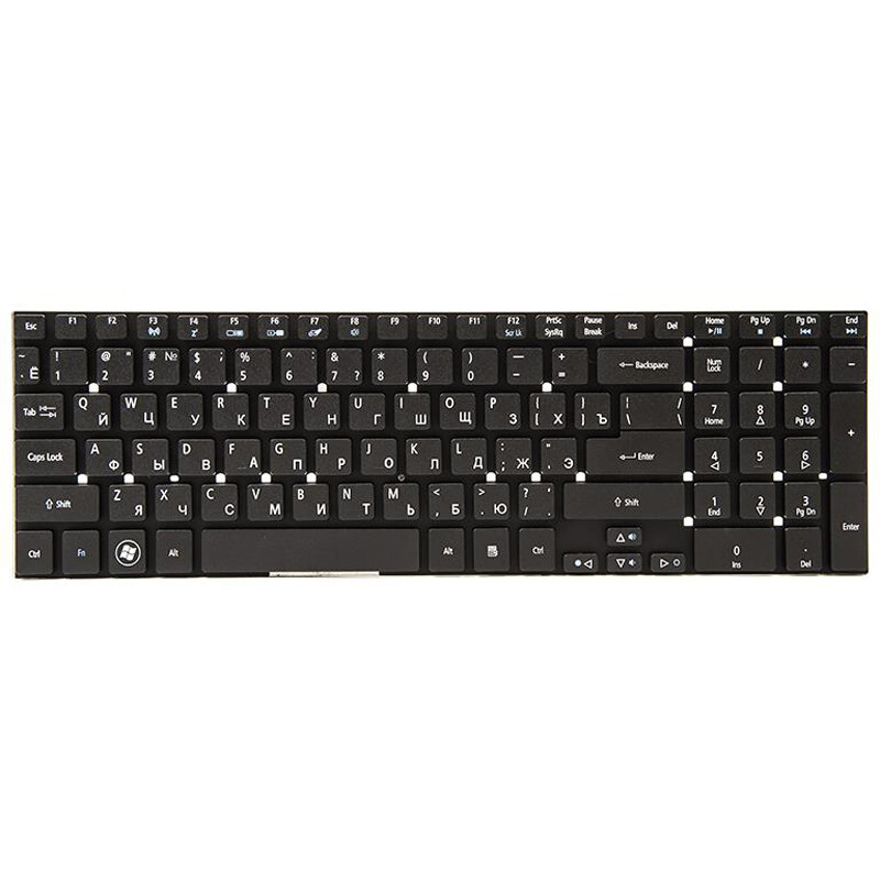 Клавіатура PowerPlant для ноутбука Acer Aspire E1-570G, E5-511 чорний, без фрейма (KB310005)
