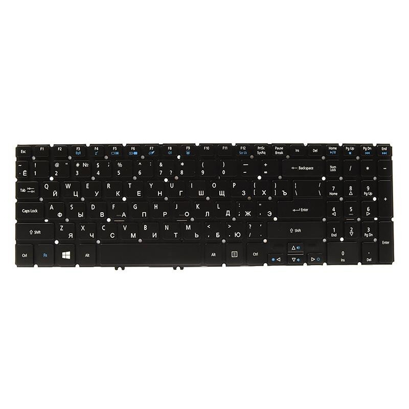 Клавіатура PowerPlant для ноутбука Acer Aspire V5-552, V5-573 чорний, без фрейму (KB310029)