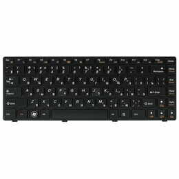 Клавиатура PowerPlant для ноутбука IBM/Lenovo IdeaPad G480  черный, черный фрейм (KB311880)
