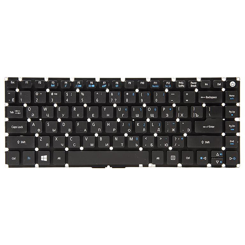 Клавіатура PowerPlant для ноутбука Acer Aspire E5-422, E5-432 чорний, без фрейма (KB310012)