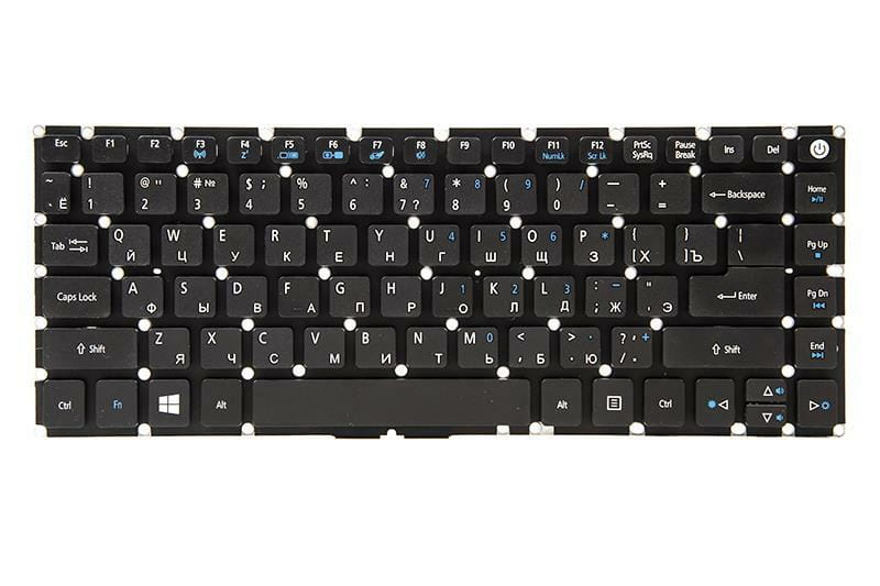 Клавіатура PowerPlant для ноутбука Acer Aspire E5-422, E5-432 чорний, без фрейма (KB310012)