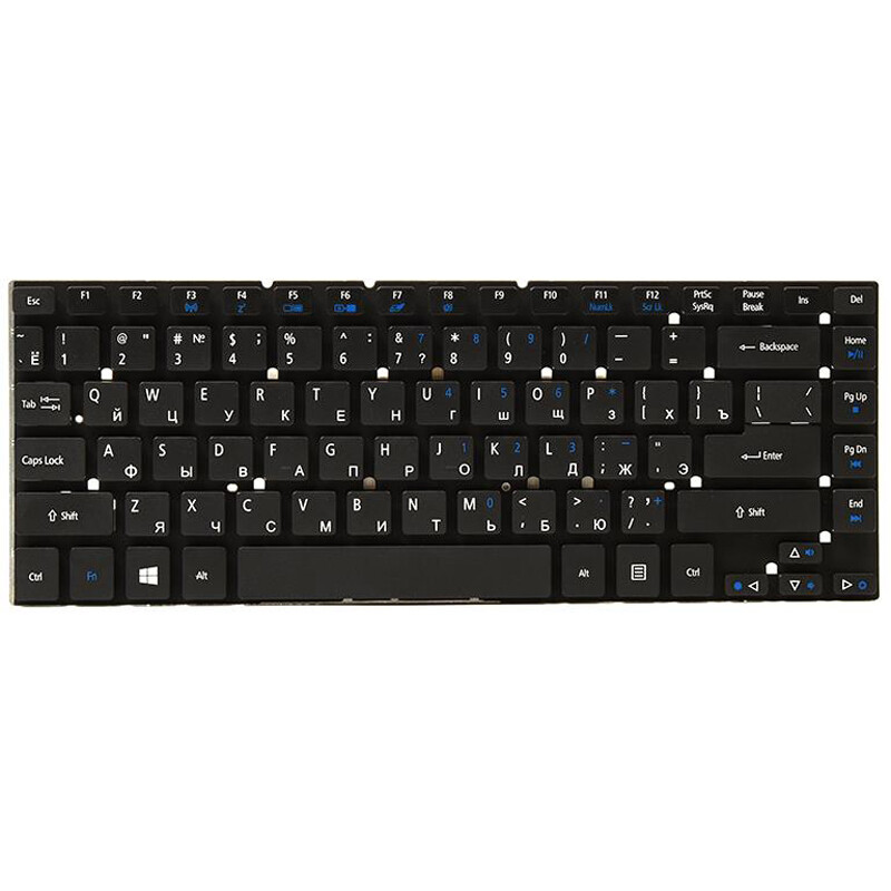 Клавіатура PowerPlant для ноутбука Acer Aspire 3830, 4830 чорний, без фрейма (Win 7) (KB310692)
