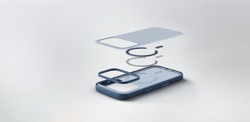 Чохол-накладка Belkin Magnetic Protective Grip with MagSafe для Apple iPhone 17 Pro Navy (MSA035HQNY)