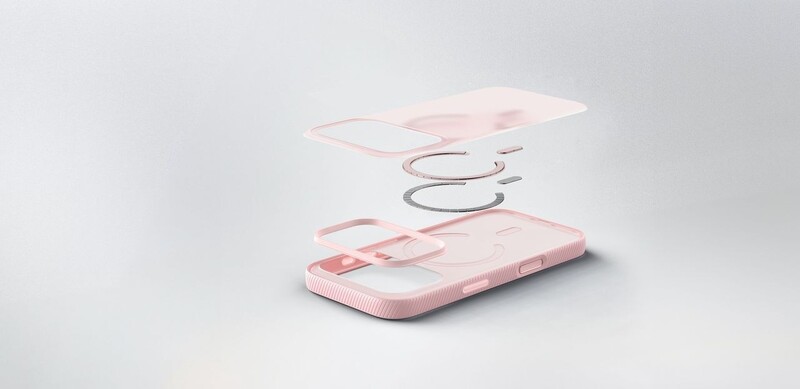 Чохол-накладка Belkin Magnetic Protective Grip with MagSafe для Apple iPhone 17 Pro Pink (MSA035HQPK)