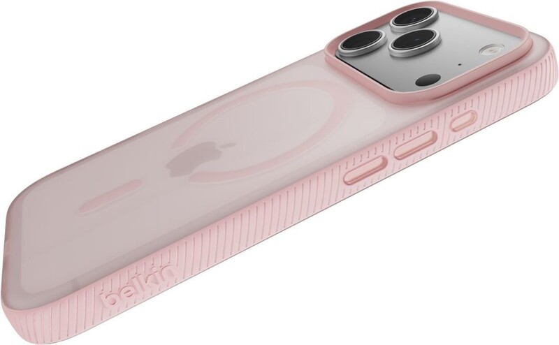 Чохол-накладка Belkin Magnetic Protective Grip with MagSafe для Apple iPhone 17 Pro Pink (MSA035HQPK)