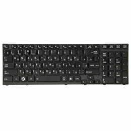 Клавиатура PowerPlant для ноутбука Toshiba Satellite A660, A665 черный, черный фрейм (KB311194)