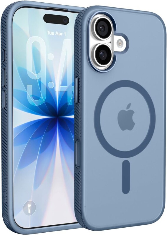Чeхол-накладка Belkin Magnetic Protective Grip with MagSafe для Apple iPhone 17 Navy (MSA034HQNY)
