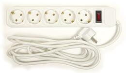 Купити Фільтр живлення PowerPlant JY-1056/3 (PPSA10M30S5) 5 розеток, 3 м, білий пакет Фільтр живлення PowerPlant JY-1056/3 (PPSA10M30S5) 5 розеток, 3 м, білий пакет