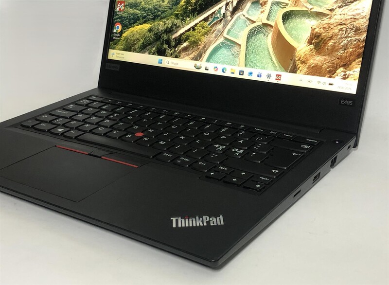 Ноутбук Lenovo ThinkPad E495 / 14" FullHD IPS / AMD Ryzen 5 3500U / 8GB / 256GB SSD / Win11Pro - Б/у