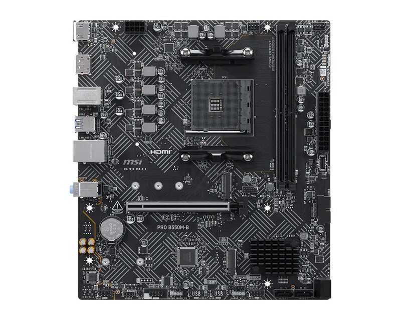 Материнская плата MSI Pro B550M-B Socket AM4