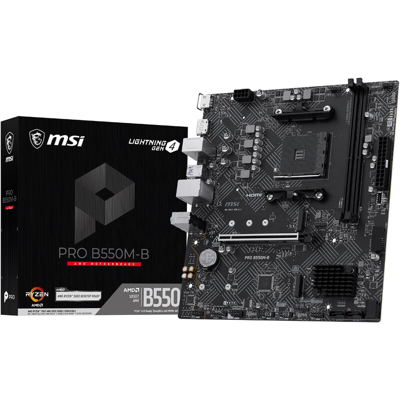 Материнская плата MSI Pro B550M-B Socket AM4