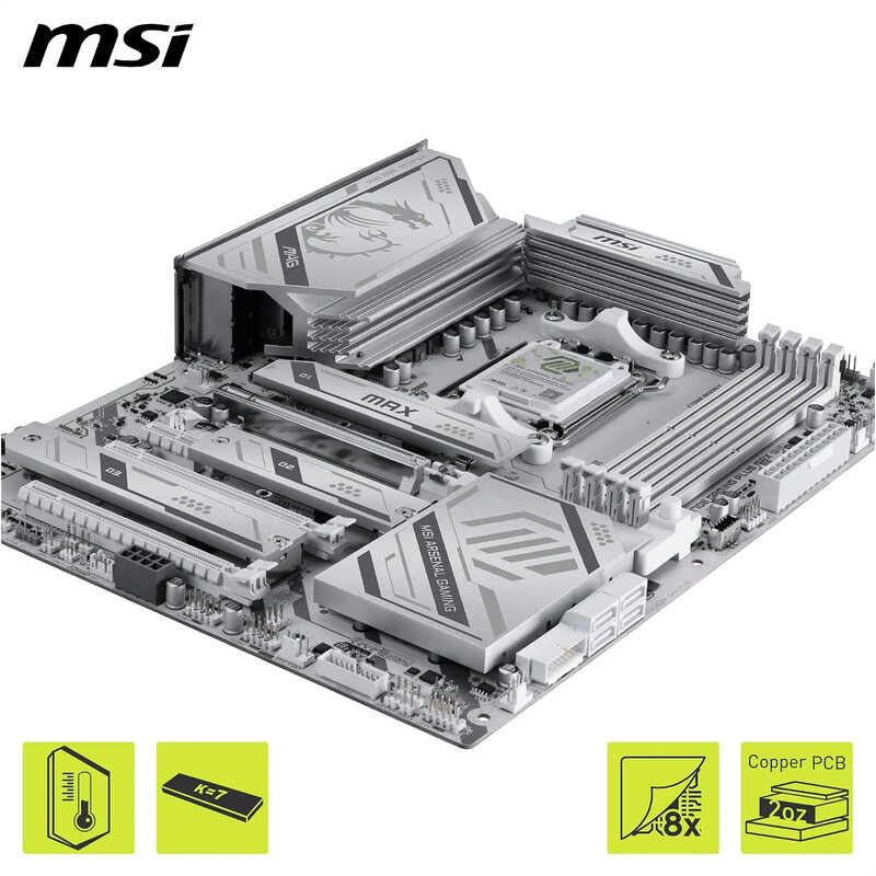Материнська плата MSI MAG X870E Gaming Plus Max WiFi Socket AM5