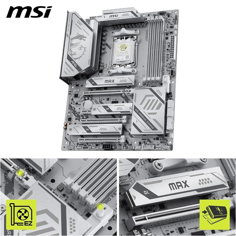 Материнська плата MSI MAG X870E Gaming Plus Max WiFi Socket AM5