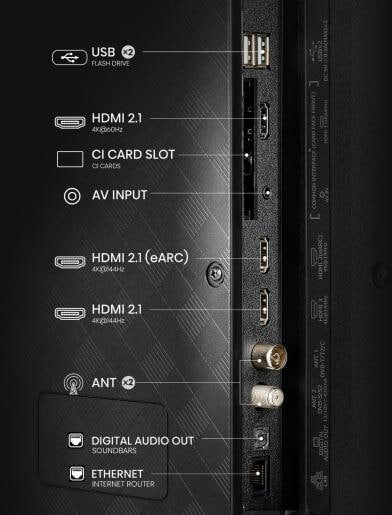 Телевізор Hisense 43E7Q PRO