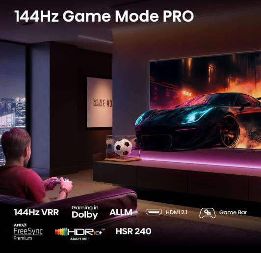 Телевізор Hisense 43E7Q PRO