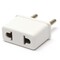 Фото - Адаптер PowerPlant US - EU White (DV00DV0023) | click.ua