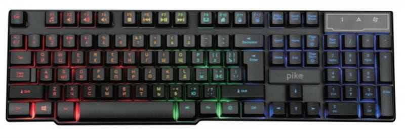 Комплект (клавіатура, мишка) Piko GX200 Black (1283126489808) + гарнітура, килимок
