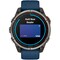 Фото - Смарт-часы Garmin Quatix 8 47 mm AMOLED Marine Titanium Gray with Blue Silicone Band (010-02904-51) | click.ua