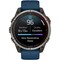 Фото - Смарт-часы Garmin Quatix 8 47 mm AMOLED Marine Titanium Gray with Blue Silicone Band (010-02904-51) | click.ua