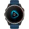 Фото - Смарт-часы Garmin Quatix 8 47 mm AMOLED Marine Titanium Gray with Blue Silicone Band (010-02904-51) | click.ua