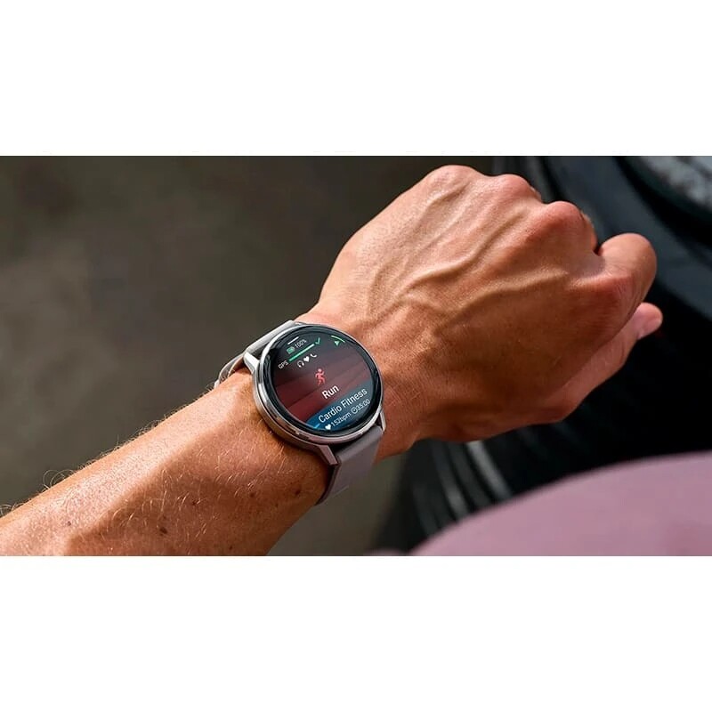 Смарт-годинник Garmin Venu 4 41mm Lunar Gold with Bone Light Sand Leather Band (010-03013-03)