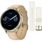 Фото - Смарт-годинник Garmin Venu 4 41mm Lunar Gold with Bone Light Sand Leather Band (010-03013-03) | click.ua