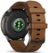 Фото - Смарт-часы Garmin Venu 4 45mm Black with Brown Leather Band (010-03014-03) | click.ua