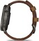 Фото - Смарт-часы Garmin Venu 4 45mm Black with Brown Leather Band (010-03014-03) | click.ua