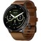 Фото - Смарт-часы Garmin Venu 4 45mm Black with Brown Leather Band (010-03014-03) | click.ua