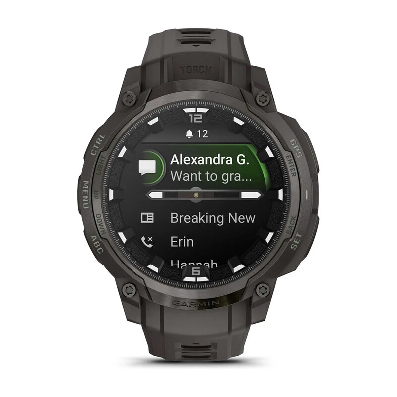 Смарт-часы Garmin Instinct Crossover AMOLED Charcoal Grey with Charcoal Grey Silicone (010-03398-00)